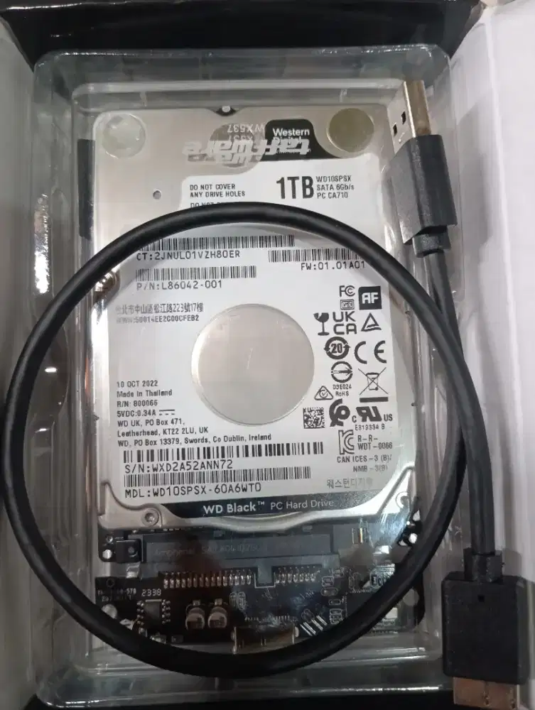 Hdd Eksternal WD Black 1TB