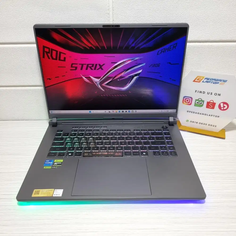 ASUS ROG STRIX G16 G615JHR Core i7-14650HX RAM 16GB SSD 512GB RTX 5050