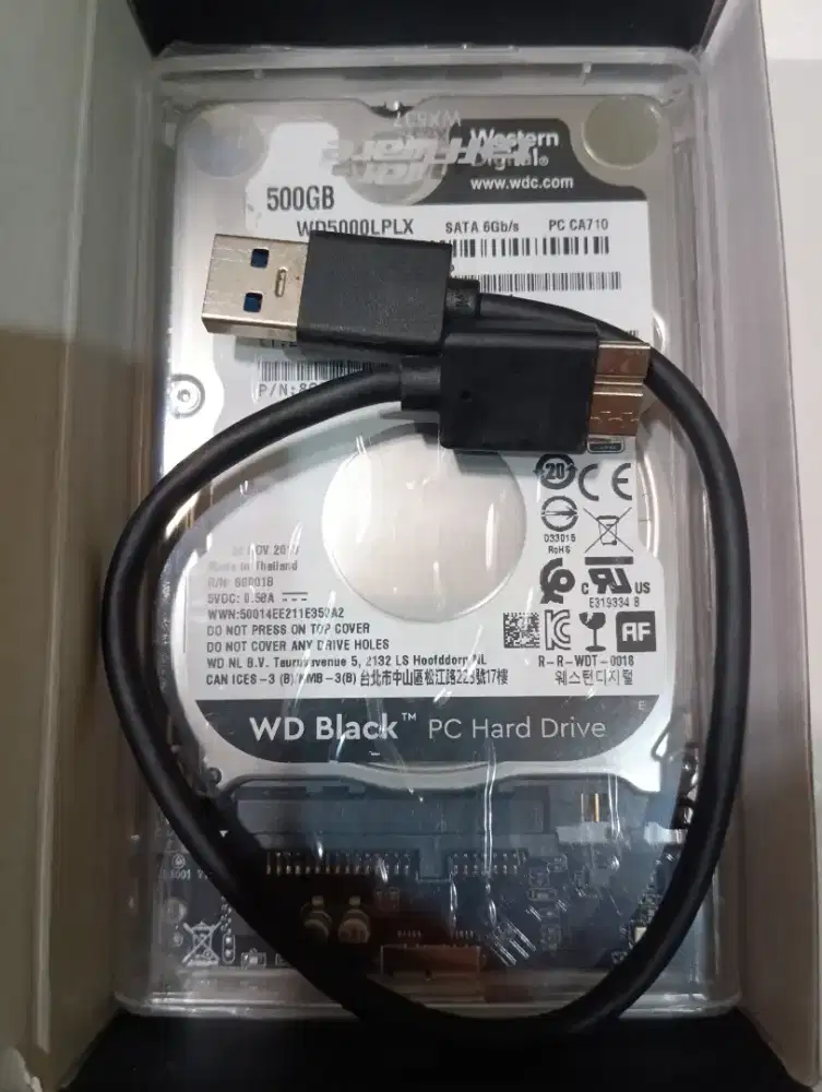 Hdd Eksternal WD Black 500GB