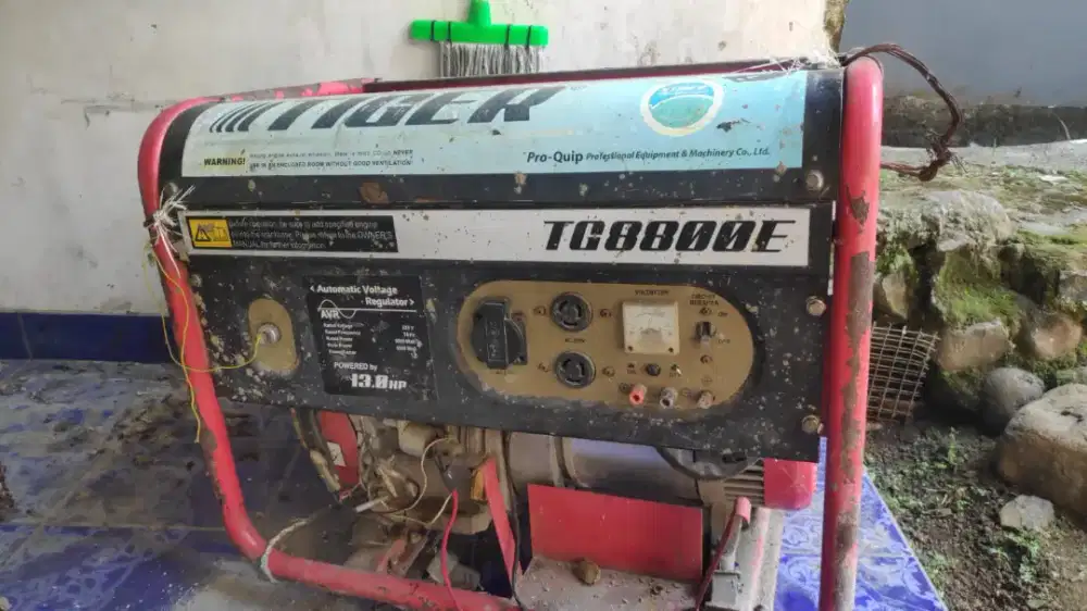 Jual Genset Tiger 5000 watt second