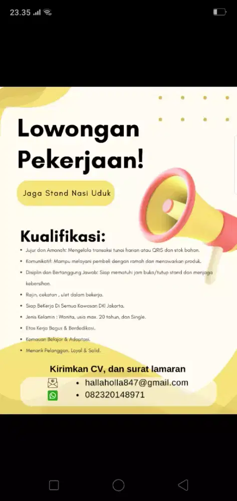 Jaga Stand Nasi Uduk