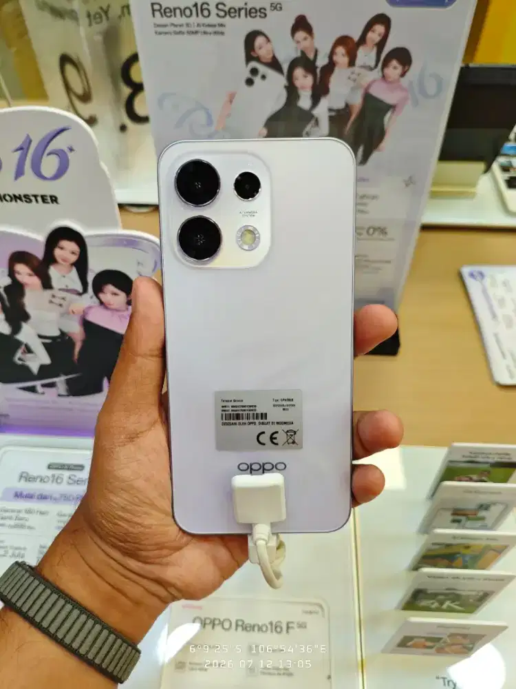[Bunga Bisa 0%] OPPO Reno 16F 5G, Gratis Hingga 2x Cicilan