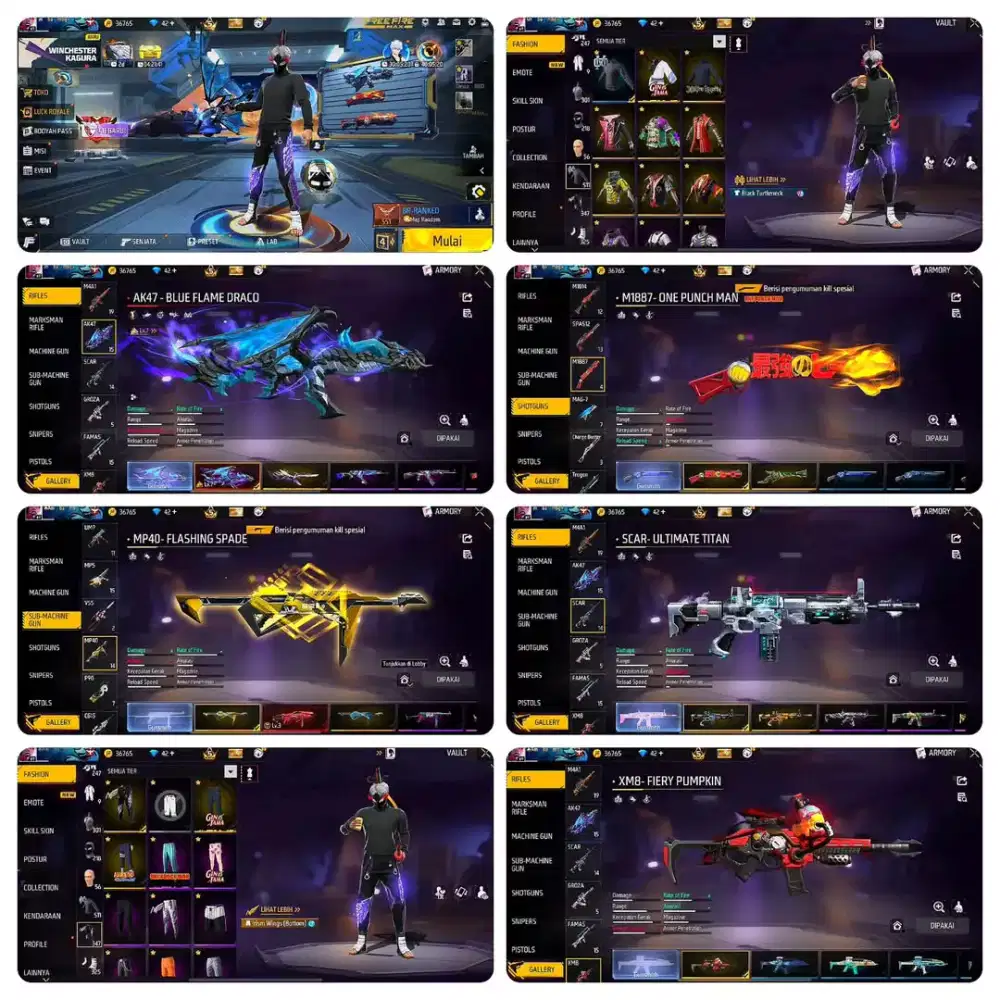 jual Akun FF Ready ya murah Real Amanah & Tepercaya 100% Asli