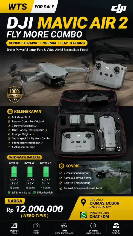 Jual Drone Dji Mavic Air 2