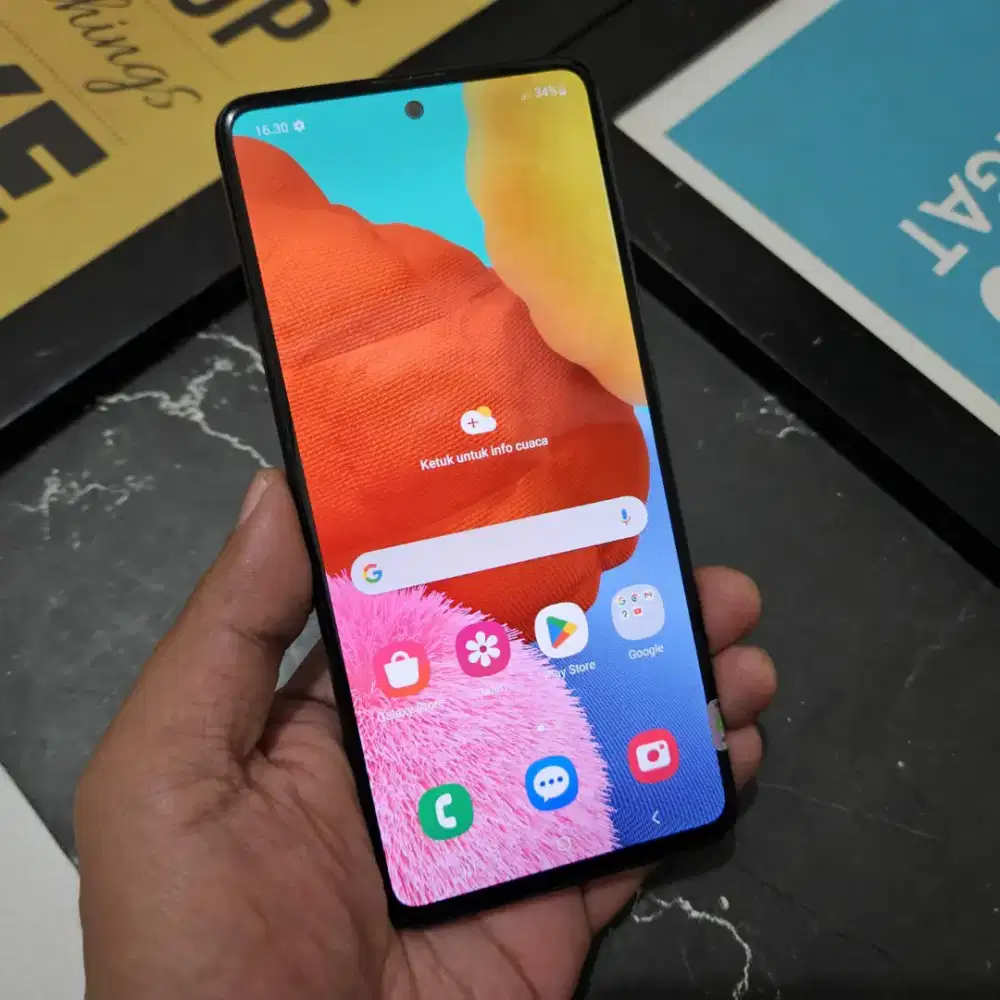 SAMSUNG GALAXY A51 6/128 GB DUAL RESMI EX SEIN NO MINUS