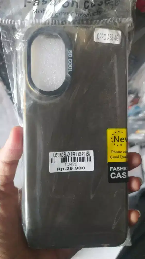 CASE IMD BLACK OPPO A38/A18 | ATLANTIS DAHSYAT
