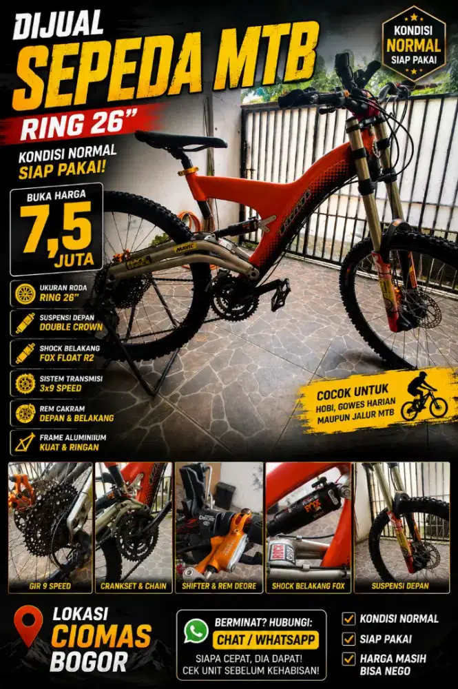 Jual Sepeda MTB