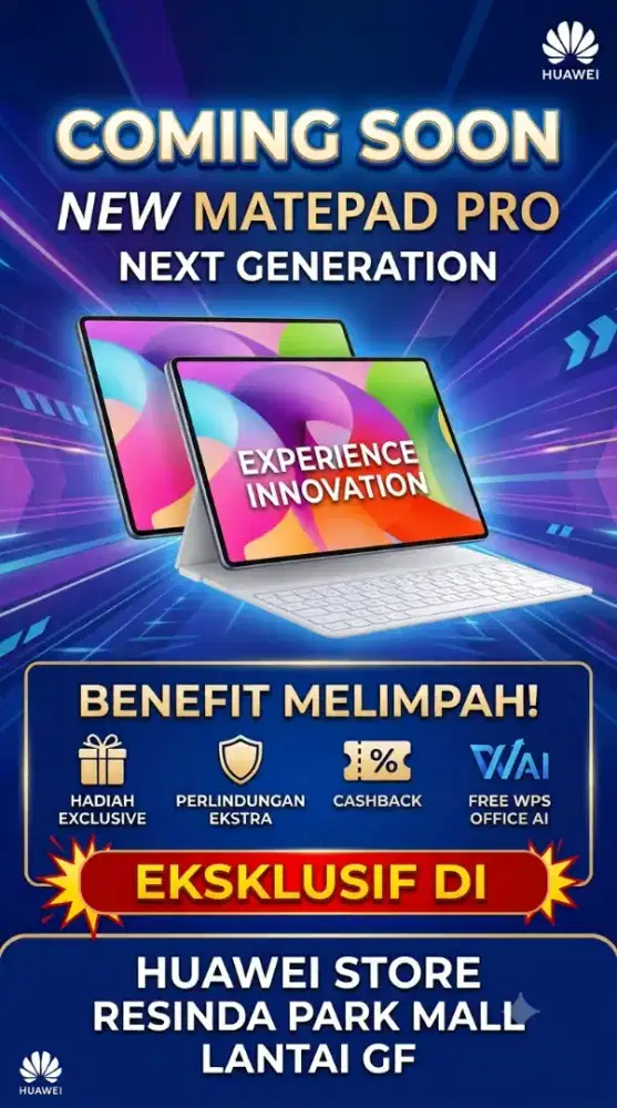 Baru! Huawei Matepad Pro