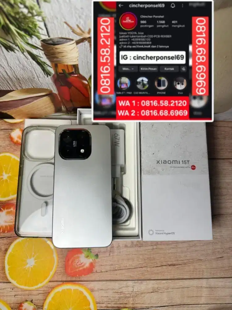 Jual hp likeNEW Xiaomi 15T 5g 12/512 LIKENEW istimewa grns MARET 2028