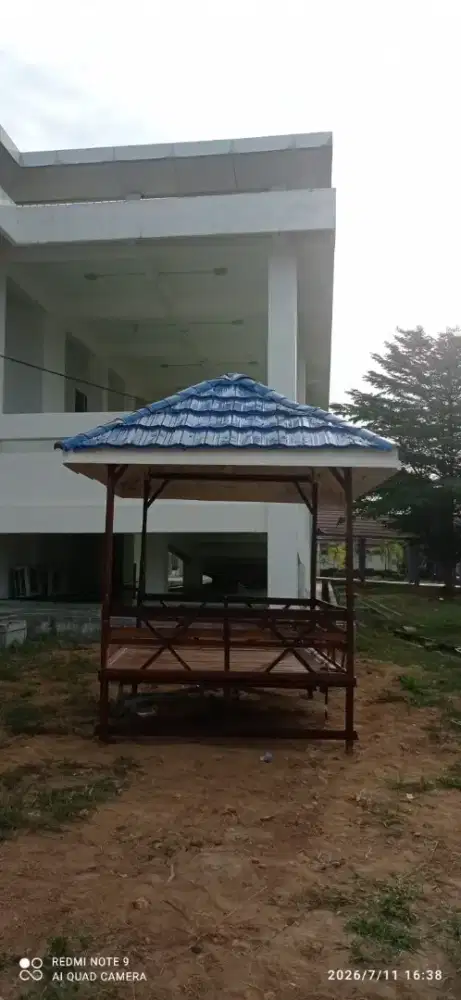 Gazibo kayu ulin