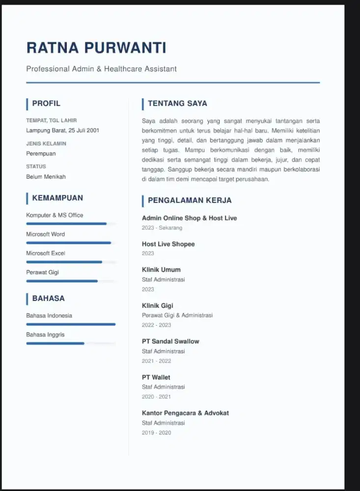 Mencari pekerjaan
