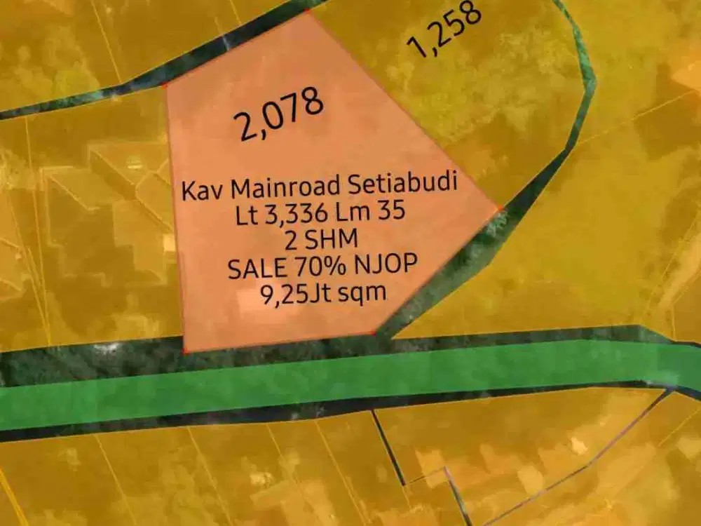 Kavling Mainroad Setiabudi TERMURAHHHHH