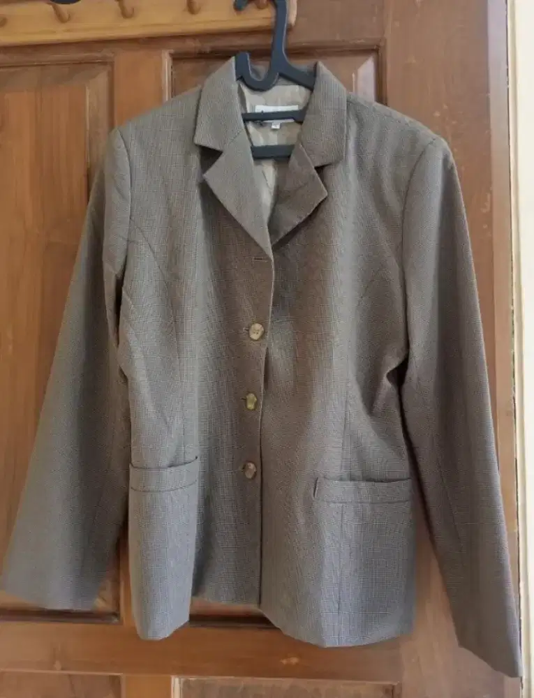Sale blazer tebal choco wanita bagus cakep keren murah aja