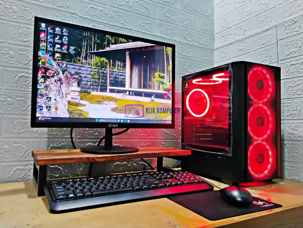 PC Gaming Editing dan Live Hemat Siap Pakai