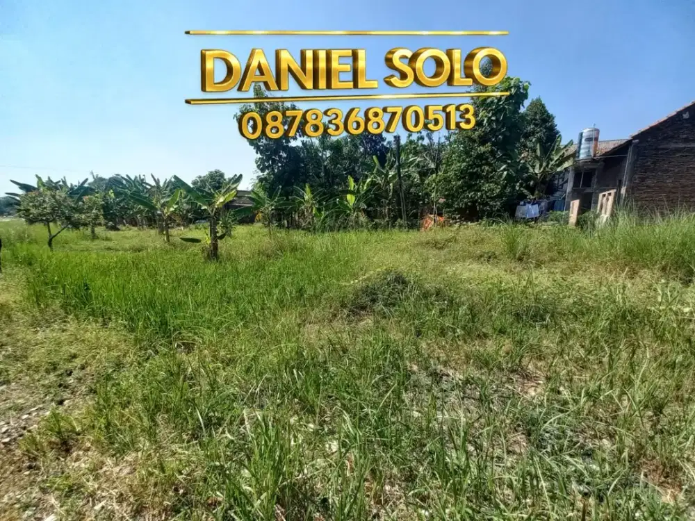 DIJUAL TANAH MAYANG NGEMPLAK KARTOSURO