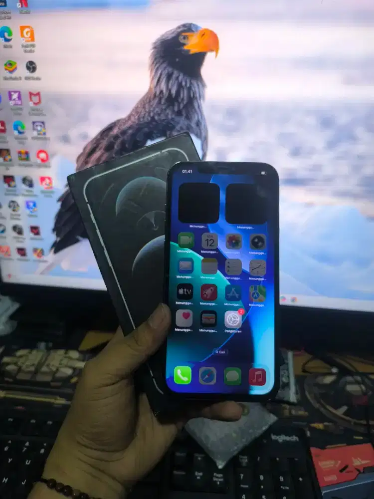 Iphone 12 promax 128 inter fullset