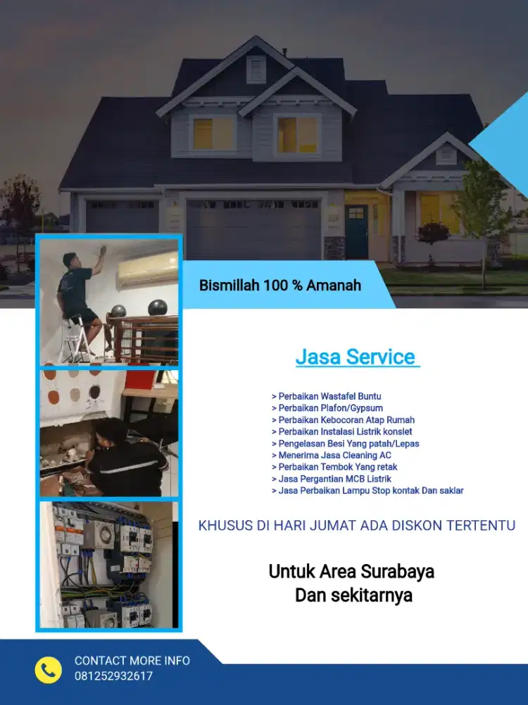 Terima Jasa service Dan Perbaikan Interior Rumah/ Tempat Usaha