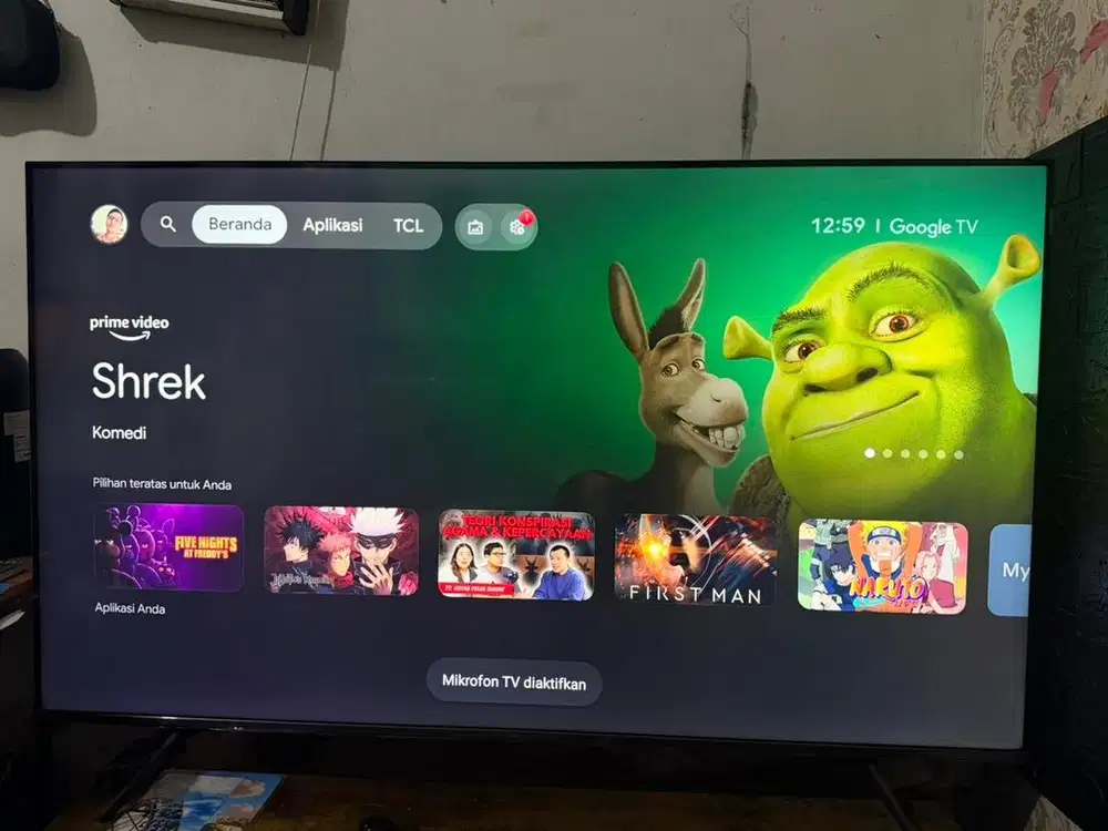 Jual TCL TV QLED 4K 55inch Google TV