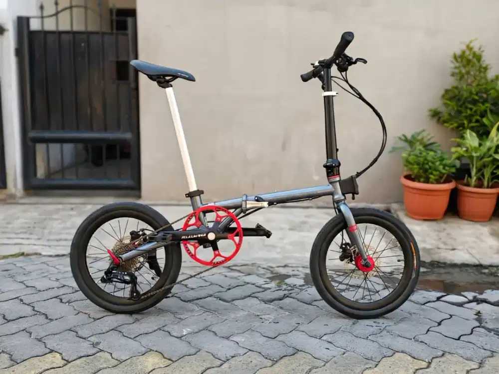 sepeda lipat avand re arm x chromoly 10 speed