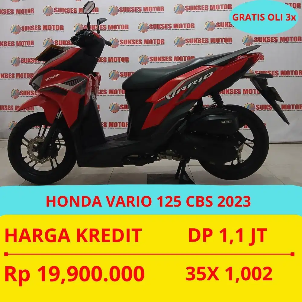HONDA VARIO 125 CBS 2023 DP MURAH 1,1 JUTA GUYS