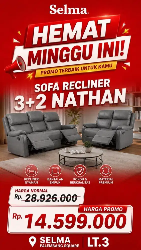 Promo Cicilan By Homecredit Sofa Recliner