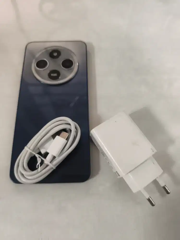 Redmi 14c 8/256 biru mulus hp charger