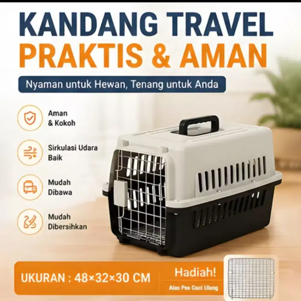 Pet Cargo / Pet Carrier Breathable (incld ++)