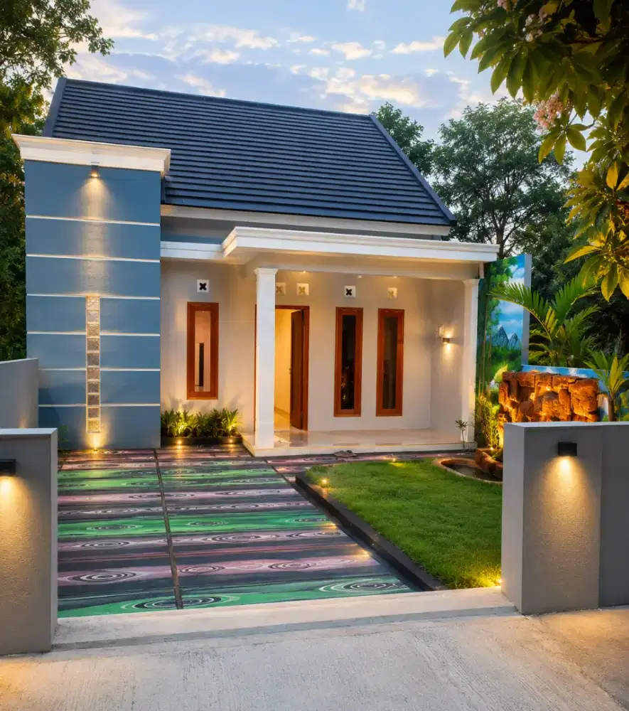 Rumah Hook Strategis di Kota Wonosari Murah