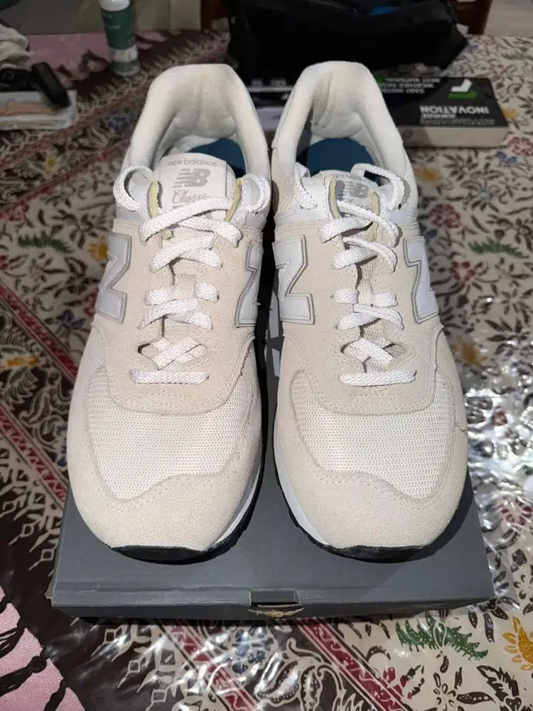 New Balance 574 Grey Nimbus Cloud White Size US 10 / 44 Original