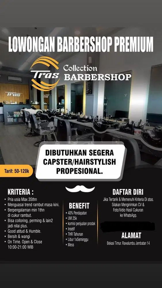 Lowongan barbershop.