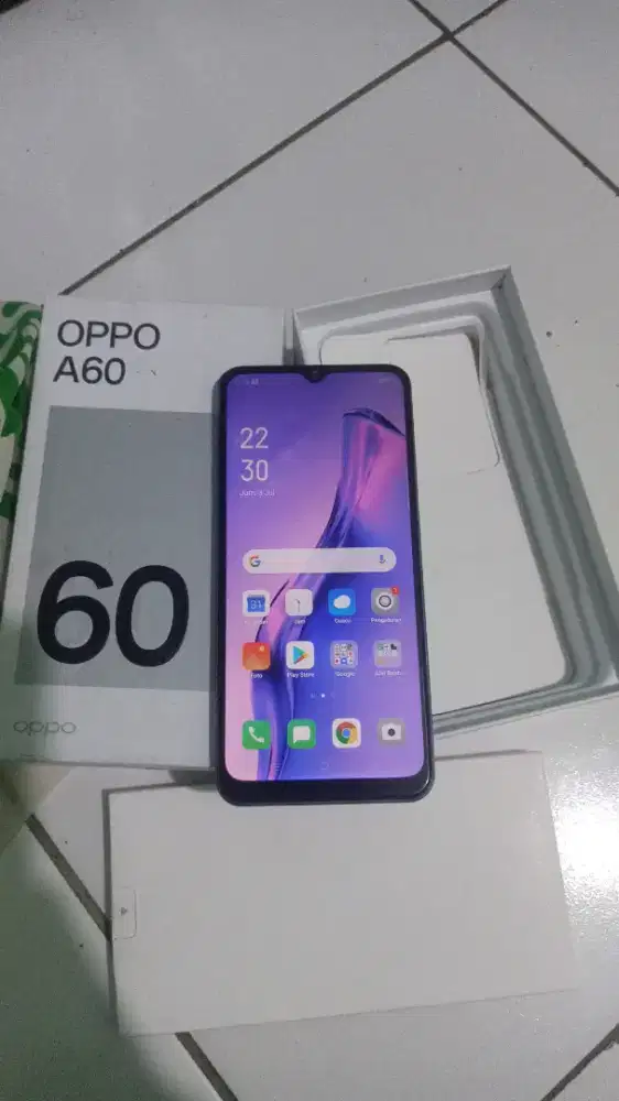 OPPO A60 5G RAM 8/256 Fullset Muluss