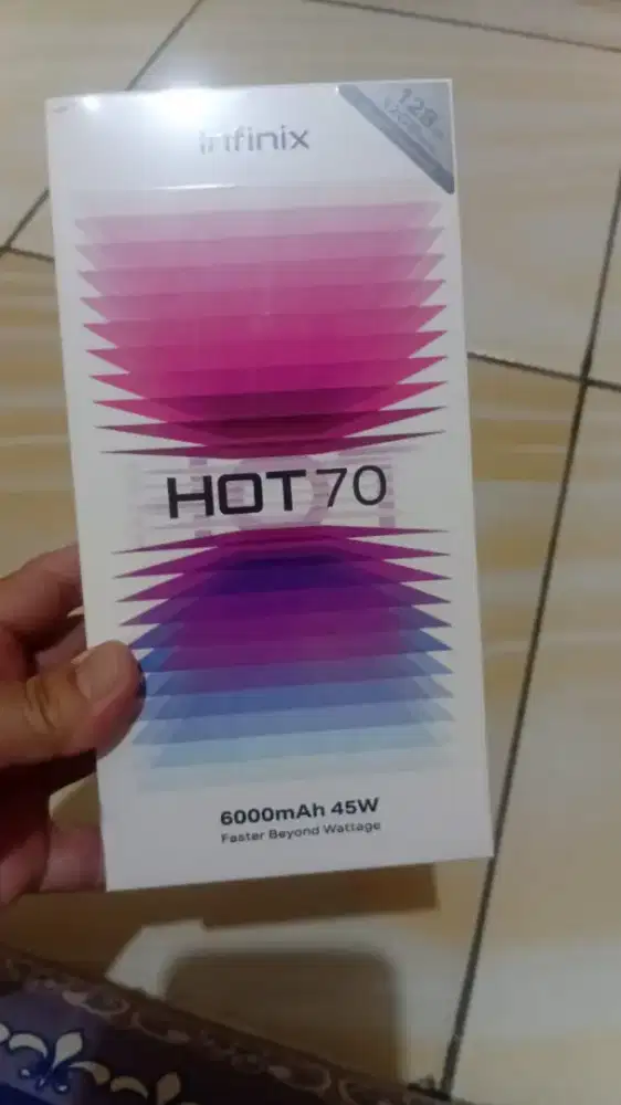 infinix hot 70 ram 6/128 warna night pulae