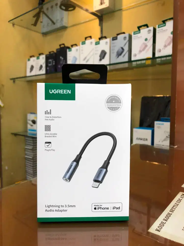 UGREEN Lightning to 3.5mm Audio Jack Adapter - 30756