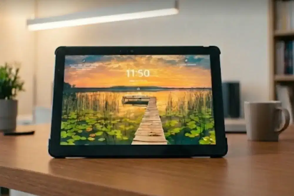 Fujitsu v727 Tablet Windows 11. Pen Stylus. Bonus Tas Hitam 3in1.