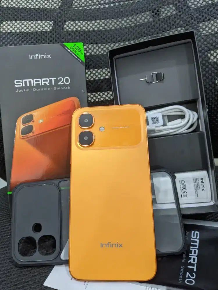 infinix Smart 20 Ram 8GB 4+4GB/64GB Garansi April 2027 Lengkap bawaan