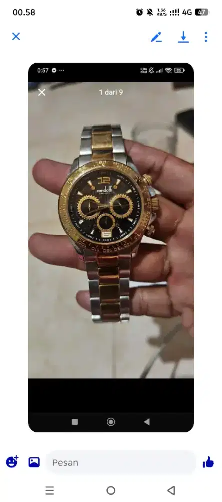 Jam bekas Condotti