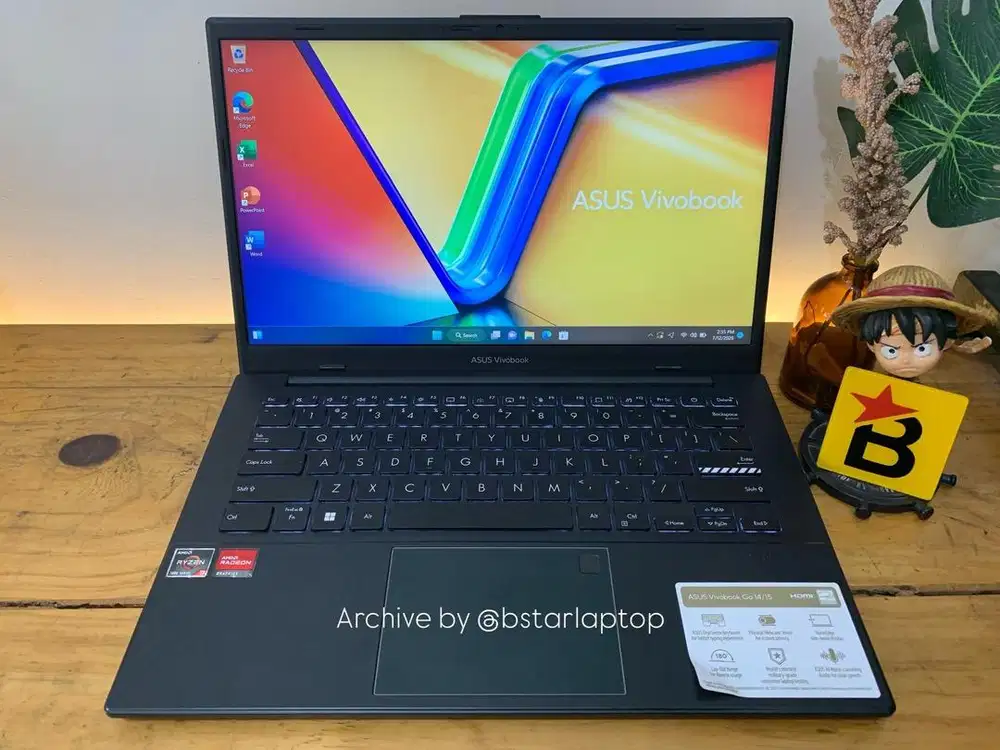 Laptop Asus Vivobook Go 14 AMD Ryzen 3 7320U RAM 8 / 512 FHD Mulus