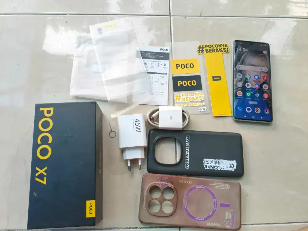Xiaomi Poco X7 5G NFC Original RAM 8+8/256GB Hijau Lengkap Murah