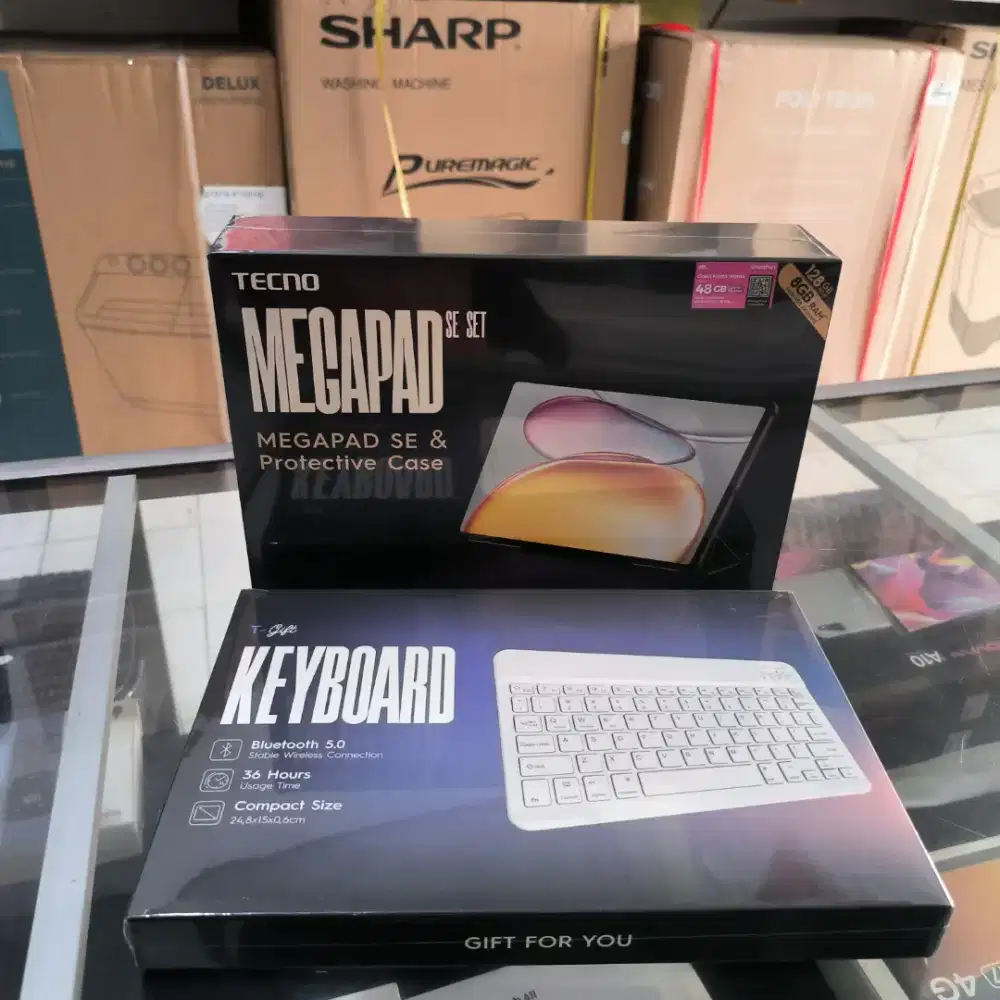 Tecno Megapad Se set 4/128GB Plus Keyboard Barang Baru