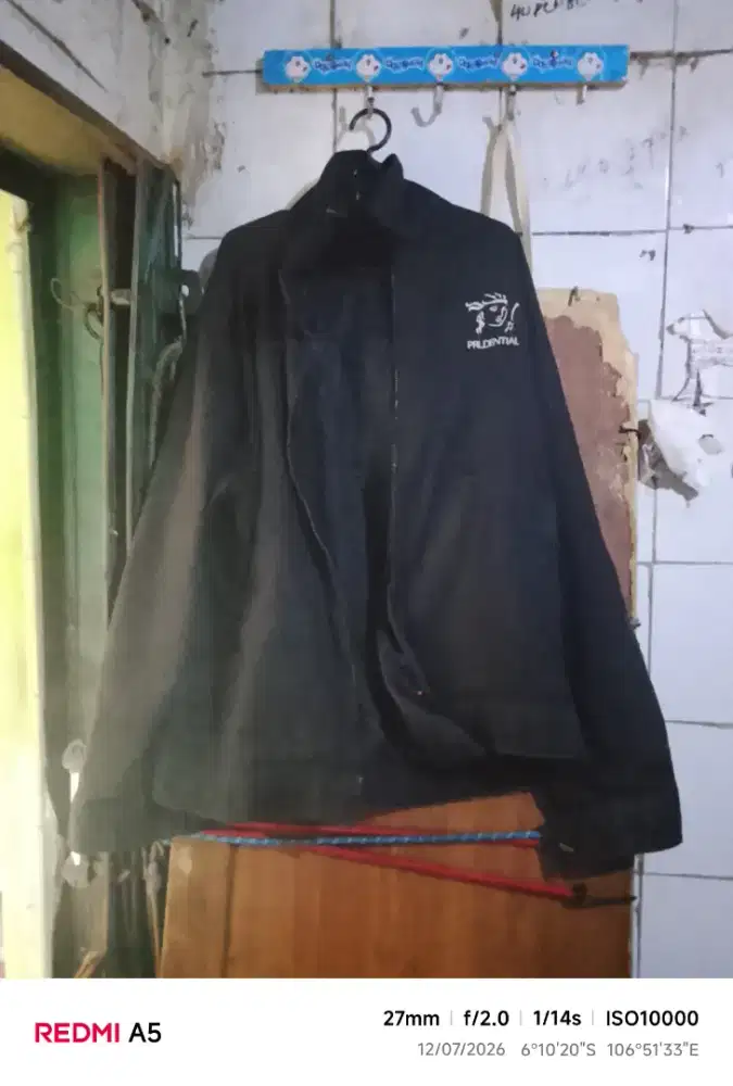 Jaket hitam pria dewasa XL