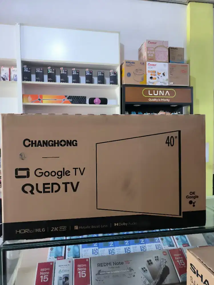 Tv Qled Changhong 40Inch Google Barang Baru & Bergaransi Resmi