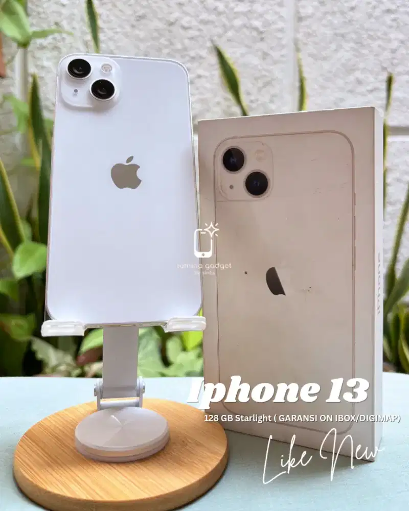 Iphone 13 128 GB Starlight (GARANSI ON IBOX/DIGIMAP)