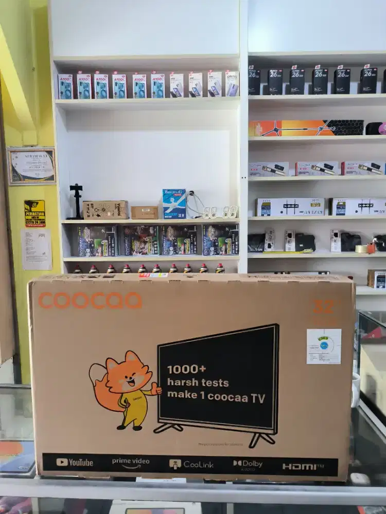 Tv Cooca 32S3U 32Inch Smart Barang Baru & Bergaransi Resmi