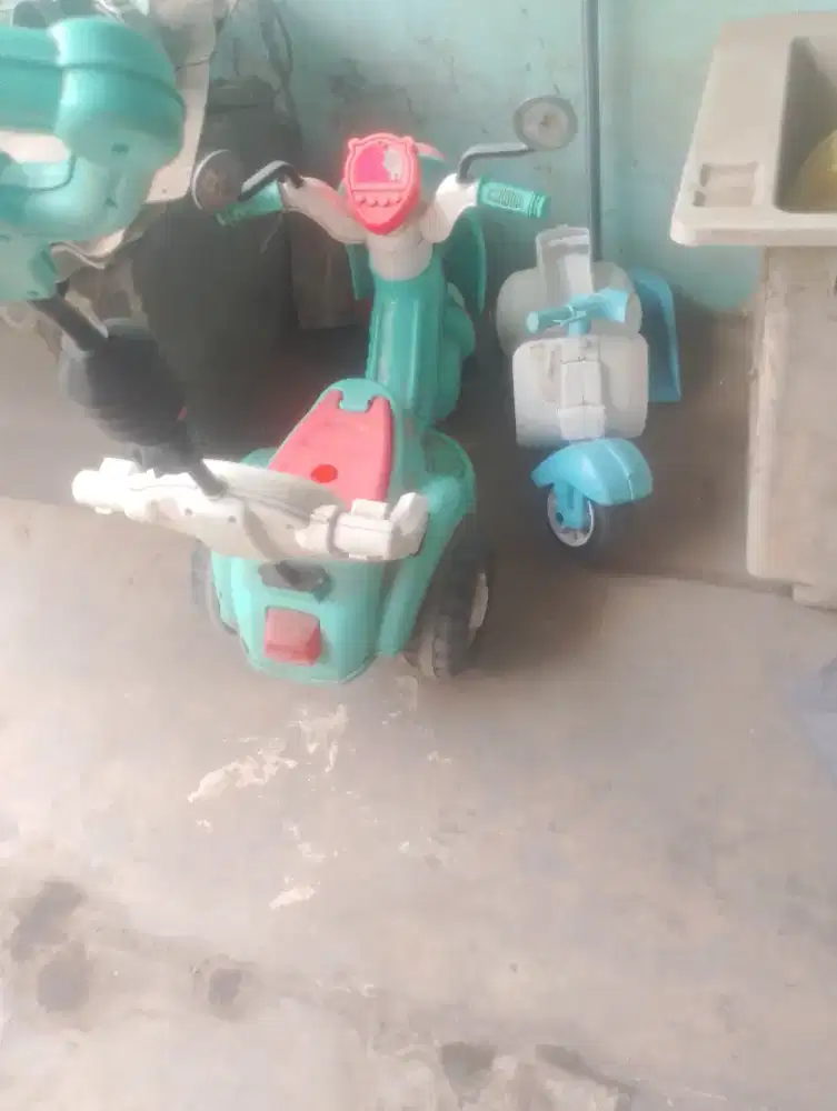 Mainan masak2kan SM sepeda roda 3 anak