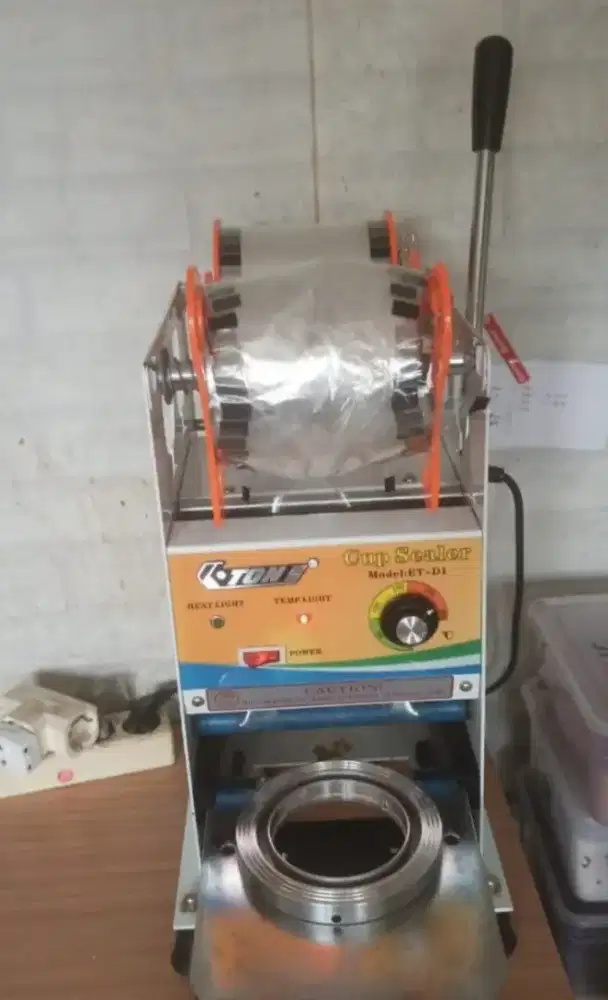 Mesin Press Gelas Cup Sealer Eton