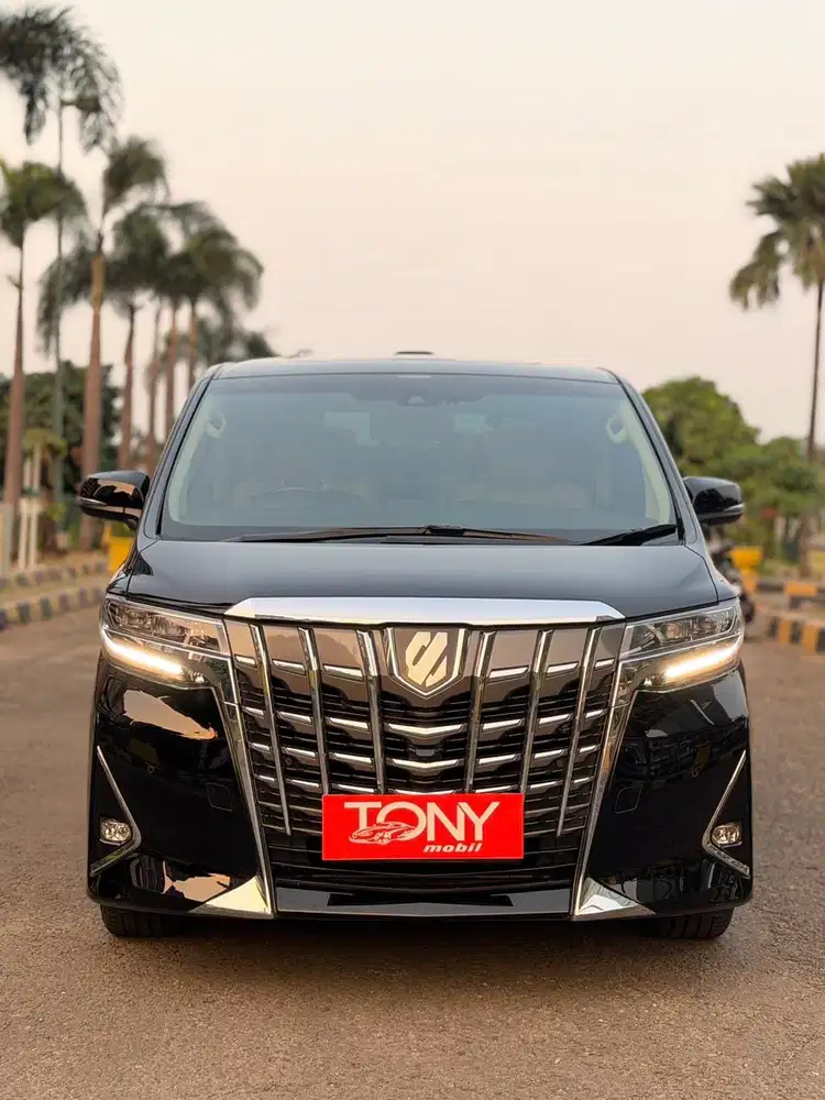 Toyota Alphard G ATPM TSS DP 15jt Saja 2022 Hitam