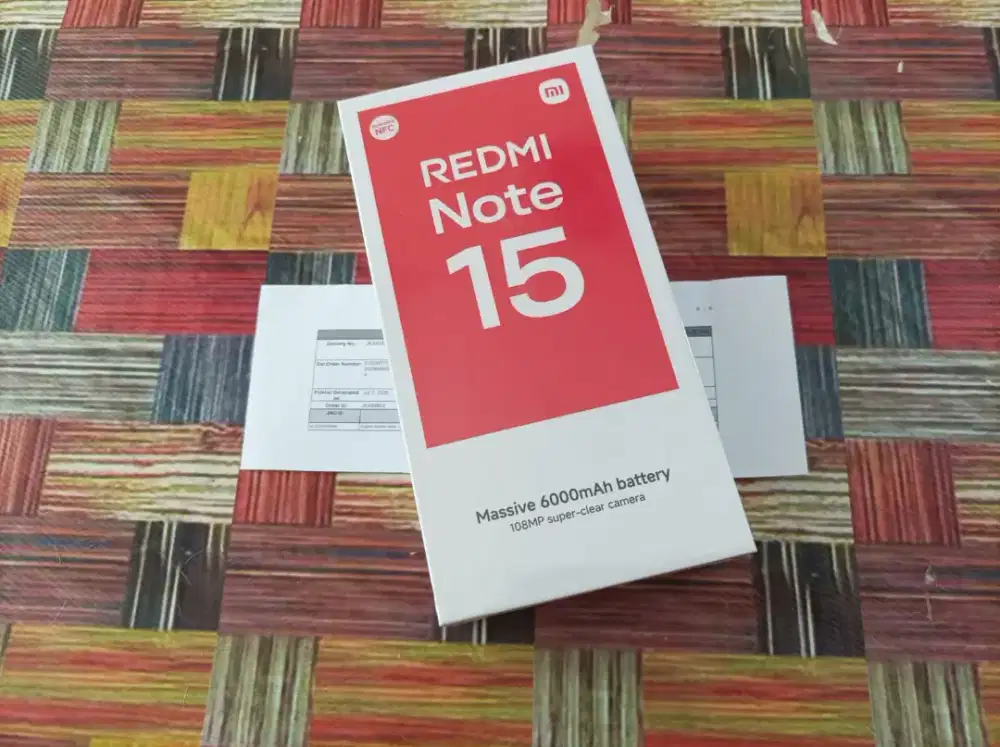 Xiaomi Redmi Note 15 6/128 New baru segel