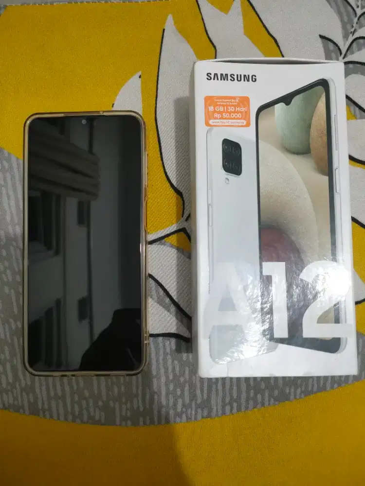 Samsung A12 ram 6/128GB putih