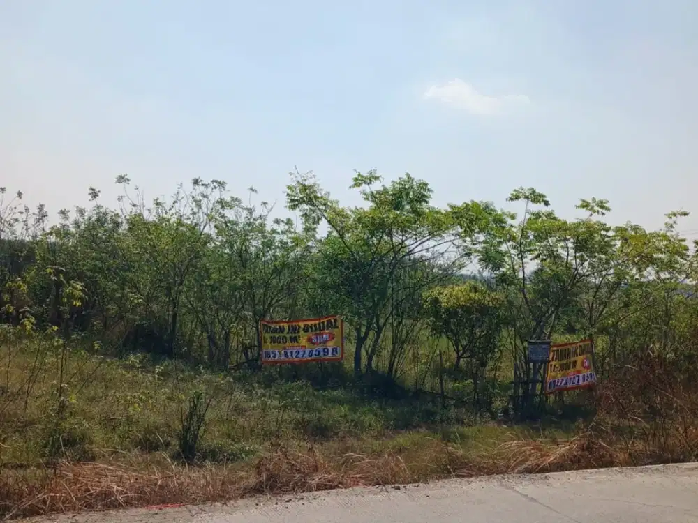 Dijual Tanah 1.000 m² Pinggir Jalan Raya di Cikarang – Cocok untuk Gudang, Pabrik & Industri