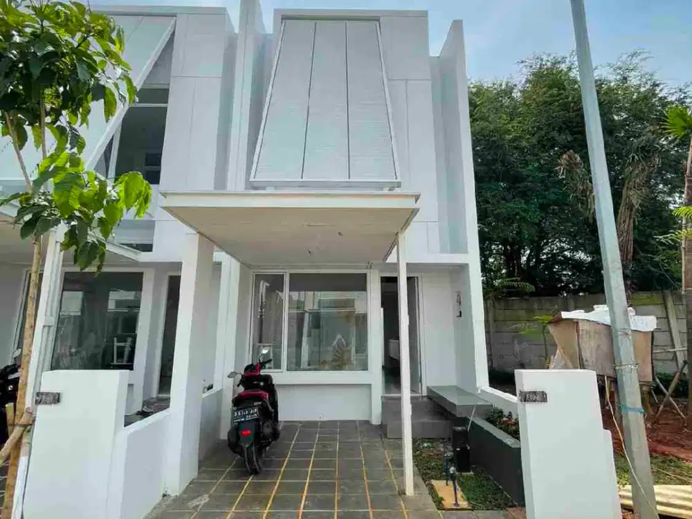 Dijual Rumah Tabebuya Cluster Inspirahaus BSD City LT 48 m2 hoek banci